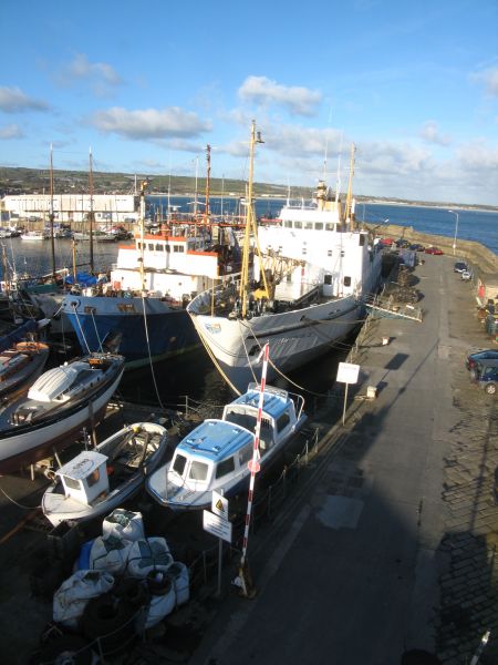 Scillonian 3 Ferry in Penzance Harbour Dock Cornwall UK