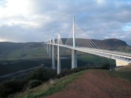 HighandWide span Millau Bridge Millau Mid France